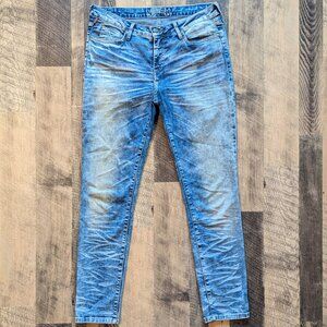 Robin’s Jean Jack Blue Jeans Skinny-Leg Stretchy Denim